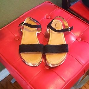 Black sandals